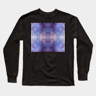 Abstract pattern made of a photo of an old Spanish door Long Sleeve T-Shirt